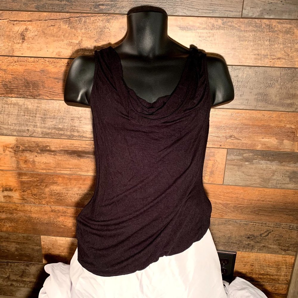 Black Tank w Lace Back